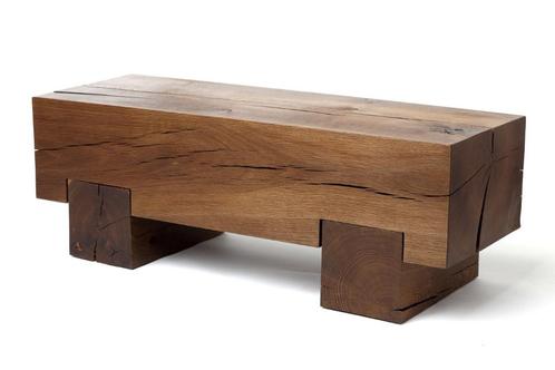 Eiken tafel Tronk, Huis en Inrichting, Tafels | Eettafels, Nieuw, Minder dan 50 cm, 50 tot 100 cm, Vijf personen of meer, Rechthoekig