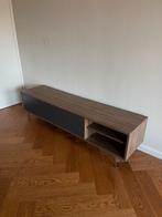 Tv-meubel hout antraciet, Huis en Inrichting, Kasten | Televisiemeubels, Ophalen, 150 tot 200 cm, Zo goed als nieuw, Minder dan 100 cm