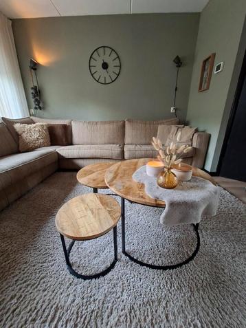 Salontafelset mangohout  beschikbaar voor biedingen