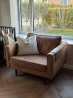 Rodeo fauteuil microleer cognac (loveseat), Ophalen, Gebruikt, 75 tot 100 cm, Leer