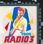Sticker: Tros - Radio 3, Verzenden, Zo goed als nieuw, Film, Tv of Omroep