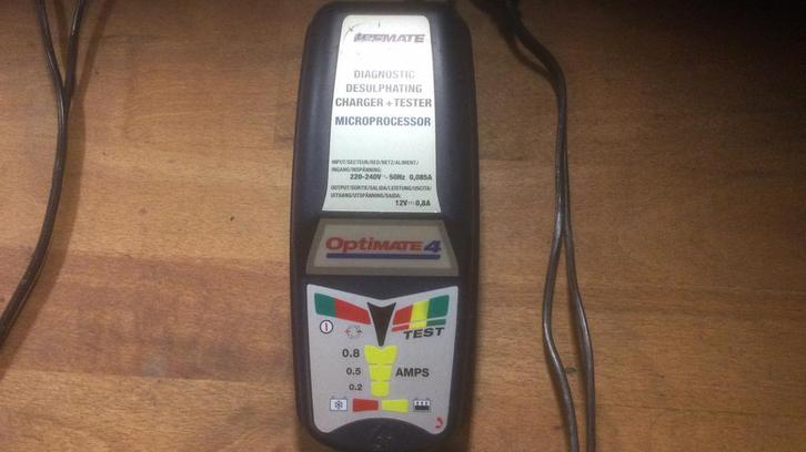 Tecmate optimate 4 druppel lader, Motoren, Accessoires | Onderhoudsmiddelen, Ophalen of Verzenden