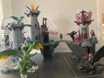 Groot drakenkasteel incl 2 grote draken, Ophalen, Gebruikt, Complete set