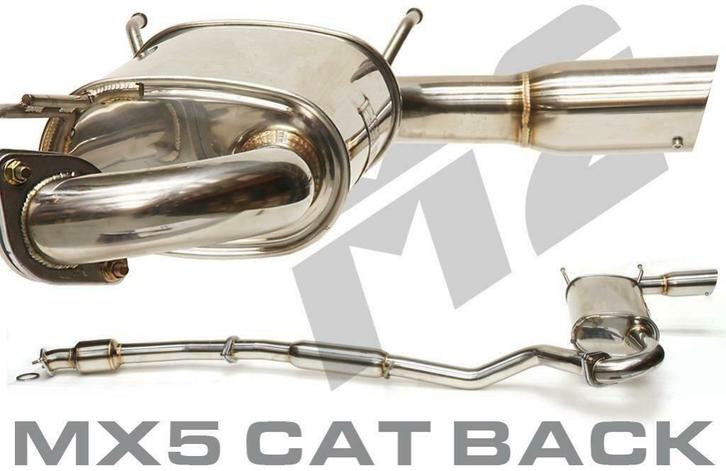 M2 Catback uitlaatsysteem - Mazda Mx-5 Mx5 NB 98-00, Auto diversen, Tuning en Styling, Ophalen of Verzenden