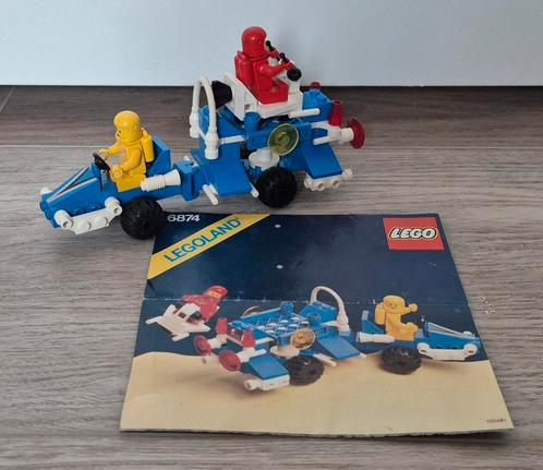 Lego 6874 Moon Rover met boekje, Kinderen en Baby's, Speelgoed | Duplo en Lego, Gebruikt, Lego, Complete set, Ophalen of Verzenden