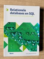 Relationele databases en SQL, Boeken, Studieboeken en Cursussen, Ophalen of Verzenden, Beta, Zo goed als nieuw, HBO