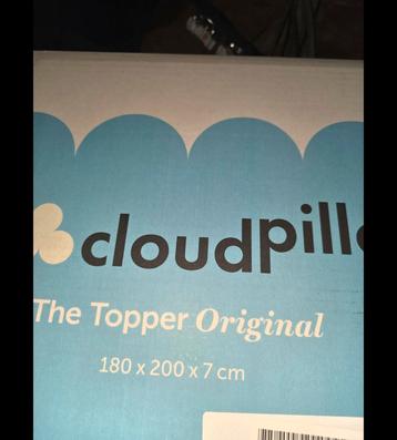 Cloudpillo Topper 180x200 Nieuw in Doos beschikbaar voor biedingen