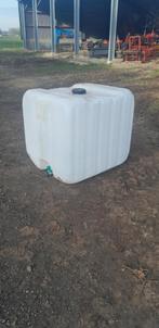 Ibc tank 1000L, Tuin en Terras, Regentonnen, Ophalen, Kunststof, Gebruikt, Met kraantje