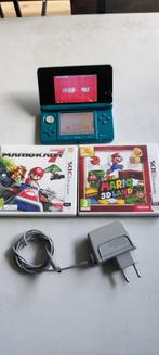 Nintendo 3DS, Spelcomputers en Games, Ophalen, Blauw, 3DS, Gebruikt