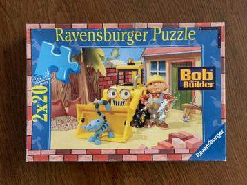 Bob de Bouwer puzzel; 2x 20 stukjes; Ravensburger beschikbaar voor biedingen