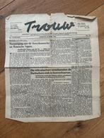 Trouw krant 24 april 1945, Verzamelen, Ophalen of Verzenden, Overige soorten, Nederland, Boek of Tijdschrift