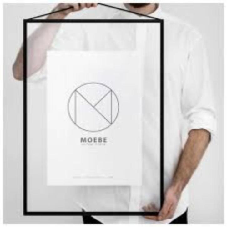 Moebe frame A3 black, Huis en Inrichting, Woonaccessoires | Lijsten, Nieuw, Minder dan 50 cm, Minder dan 50 cm, Metaal of Aluminium