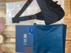 Dior Saddle Bag - Zwart Jacquard met Doos, Ophalen of Verzenden, Zo goed als nieuw, Zwart