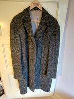 Tweed jas Coat klassieke jas Vintage Grijs gemeleerd, Ophalen, Zo goed als nieuw, Maat 42/44 (L), Zwart