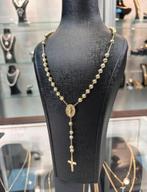 14k Gouden Rozenkrans Ketting Massief Goud, Sieraden, Tassen en Uiterlijk, Kettingen, Ophalen of Verzenden, Zo goed als nieuw