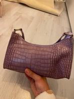 Paarse Schoudertasje met Croco Print, Ophalen of Verzenden, Zo goed als nieuw, Paars, Schoudertasje