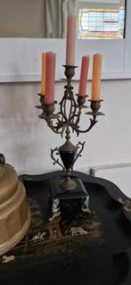 Antieke franse kandelaar, Antiek en Kunst, Ophalen of Verzenden, Koper of Brons