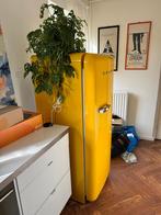 Gele Smeg Koelkast - Gebruikt, Witgoed en Apparatuur, Koelkasten en IJskasten, Ophalen, 150 tot 200 liter, Gebruikt, 60 cm of meer