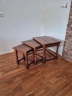 Mimiset donker eiken, Huis en Inrichting, Ophalen, Zo goed als nieuw, Rechthoekig, Minder dan 55 cm