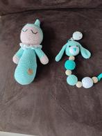 Nieuw gehaakt slaappopje en speenkoord, Ophalen of Verzenden, Nieuw, Haken, Overige typen