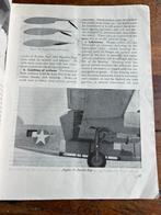 WO2 Amerikaans vliegtuig frame vleugel stoel riem USAAF 1943, Amerika, Verzenden, Luchtmacht, Boek of Tijdschrift