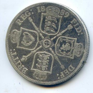 Groot Brittannië 1 Florin 1889  beschikbaar voor biedingen