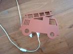 Houten wandlamp brandweerwagen, Ophalen, Gebruikt