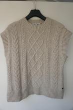 Garcia kabel col spencer crème beige maat S / M - overgooier, Beige, Ophalen of Verzenden, Zo goed als nieuw, Maat 36 (S)