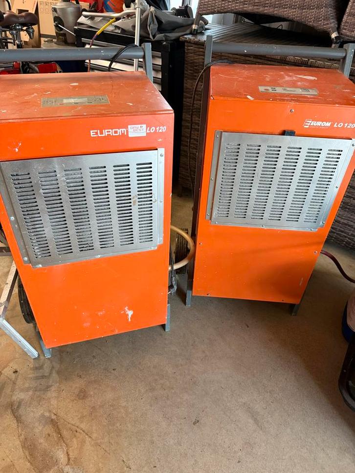 Bouwdroger te huur - Eurom LO 120, Zakelijke goederen, Machines en Bouw | Industrie en Techniek, Ophalen of Verzenden