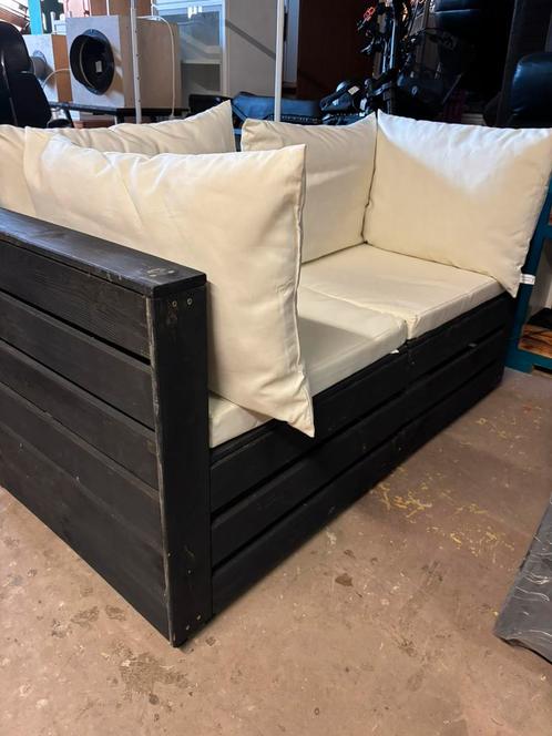 Tuinset + tussentafel - 140x70x40H, Tuin en Terras, Tuinsets en Loungesets, Zo goed als nieuw, Ophalen