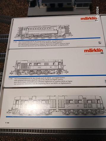 3 locs in set 34203 V120-V144-V188 metal techno edition beschikbaar voor biedingen