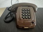 Vintage PTT T65 TDK telefoon - de luxe Mocca, Ophalen of Verzenden, Gebruikt