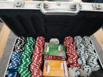 Pokerset in koffer, Hobby en Vrije tijd, Ophalen of Verzenden, Zo goed als nieuw