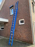 Skyworks Professionele 2x16 ladder - >8 mtr, Doe-het-zelf en Verbouw, Ladders en Trappen, Ladder, Zo goed als nieuw, 4 meter of meer