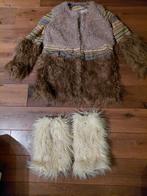 4-dlg Carnavals kostuum jungle dames M/L, Ophalen of Verzenden, Zo goed als nieuw, Carnaval