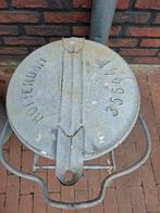 zinken prullenbak Rotterdam, afvalbak, vuilnisbak, Ophalen, Overige materialen, Gebruikt, 50 tot 75 cm