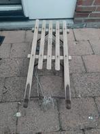 Houten slee Davos, Ophalen, Gebruikt, Hout