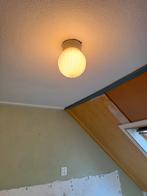 Oude Plafondlamp, Huis en Inrichting, Lampen | Plafondlampen, Ophalen of Verzenden, Gebruikt, Glas