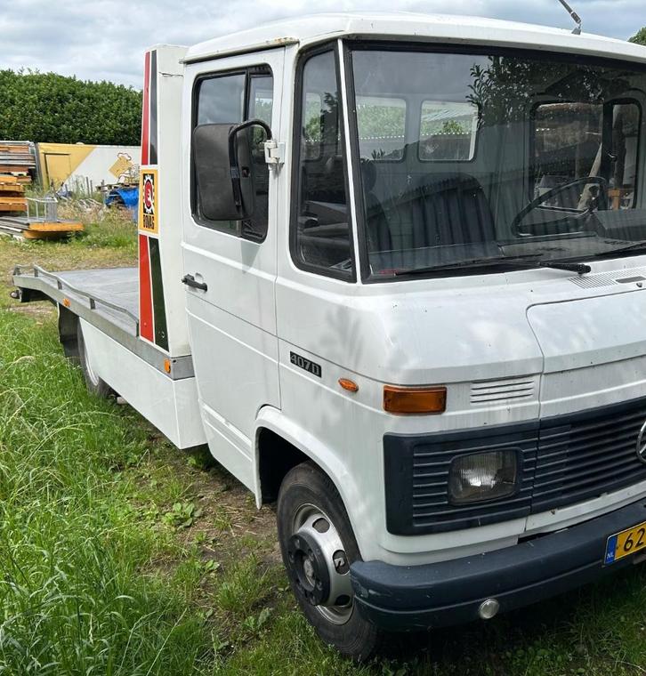 Mercedes-Benz 407 / 508 autotransporter, Auto's, Bestelauto's, Particulier, Mercedes-Benz, Diesel, Handgeschakeld, Origineel Nederlands