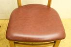 4 stuks Eetkamerstoelen 45694, Huis en Inrichting, Stoelen, Ophalen of Verzenden, Gebruikt, Bruin, Vijf, Zes of meer stoelen