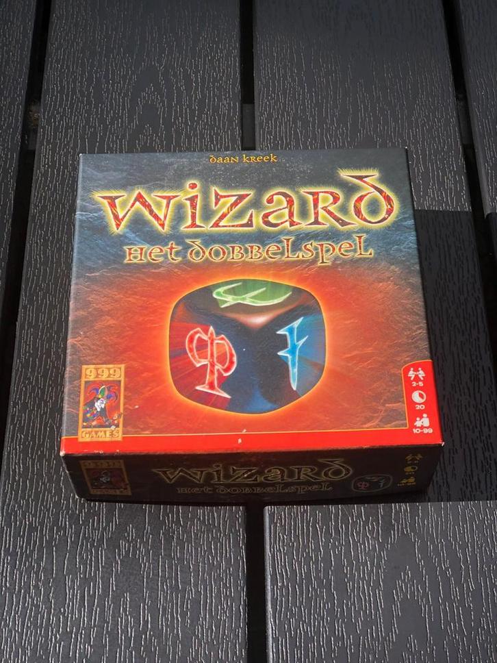 Wizard – Het Dobbelspel – compleet en in goede staat, Hobby en Vrije tijd, Gezelschapsspellen | Bordspellen, Zo goed als nieuw