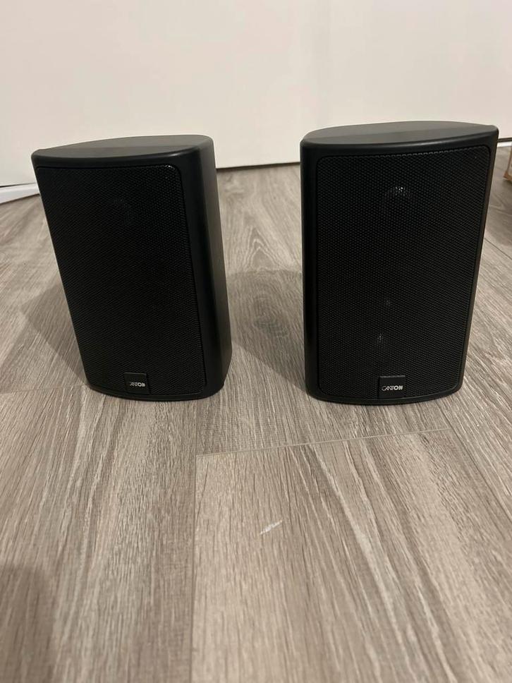 Canton Plus X Luidsprekers, Audio, Tv en Foto, Luidsprekers, Gebruikt, Front, Rear of Stereo speakers, 60 tot 120 watt, Overige merken