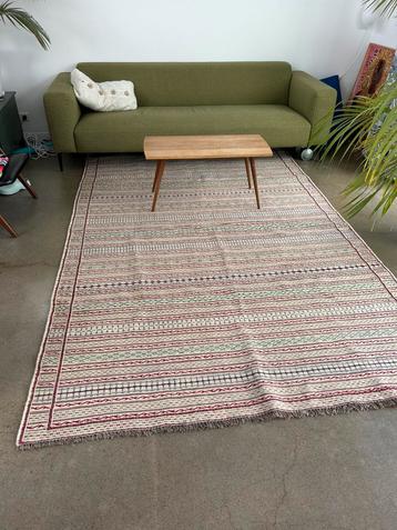 Handgemaakt kleurig vloerkleed 300x195 cm