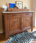 Antieke commode / dressoir marmer blad, Huis en Inrichting, Kasten | Dressoirs, Ophalen, Zo goed als nieuw, 25 tot 50 cm
