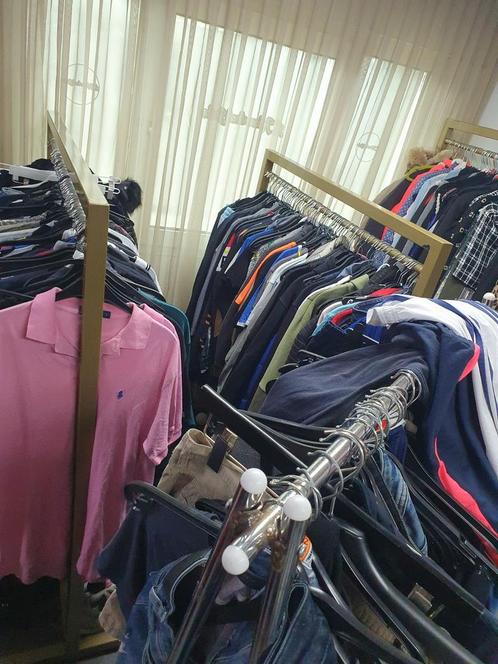 100 stuks of meer merkkleding design heren jongens vanaf 164, Kleding | Heren, Heren-kledingpakketten, Zo goed als nieuw, Maat 48/50 (M)