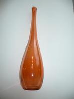 vaas fles FLORIS MEYDAM -orange- Glasfabriek Leerdam 1954, Antiek en Kunst, Antiek | Glas en Kristal, Ophalen of Verzenden