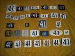 oud emaille huisnummer 41 ook 42 43 44 45 46 47 48 49 50 51, Antiek en Kunst, Antiek | Emaille, Ophalen of Verzenden