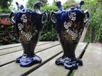 2 vazen in koningsblauw, Antiek en Kunst, Curiosa en Brocante, Verzenden