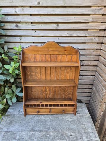 Vintage - Kruidenrek - Wandkastje - Badkamerkastje - Hout  beschikbaar voor biedingen