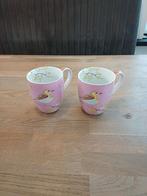 Pip Studio Servies ztheekopjes - Set van 2 roze, Ophalen of Verzenden, Zo goed als nieuw, Overige stijlen, Kop(pen) en/of Schotel(s)